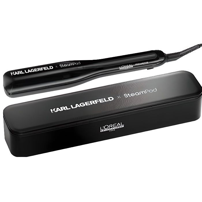 L'OREAL STEAMPOD 3.0 x Karl Lagerfeld - Lisseur Vapeur professionnel 2-en-1, 3 niveaux de température
