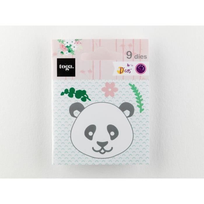 9 Dies/Matrices de découpe 'Toga - Printemps à Kyoto' Panda