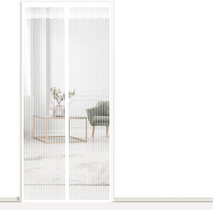 Moustiquaire Fenêtre Magnétique 75 X 215 Cm Moustiquaire