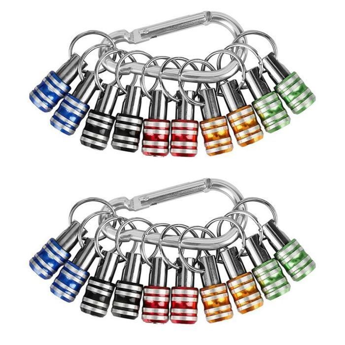 Treki Porte-Embouts Pivotants 1/4" - Lot De 2 Avec Tige Hexagonale