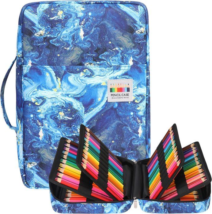 Kit DIY 12 Trousses En Tissu à Personnaliser - Inclut Crayons Et Accessoires (Activité Créative Enfant)