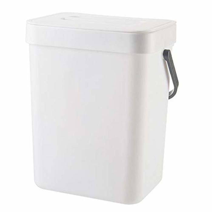 Poubelle Ronde 15 L Sans Couvercle - Design Moderne Pour Bureau, Cuisine, Salle De Bain - Polypropylène Résistant