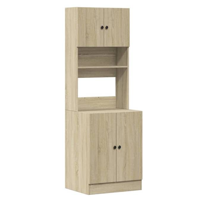 Meuble bas cuisine - Armoire de cuisine chêne sonoma 60x50x180cm bois dingénierie 3282090 FrenchDays