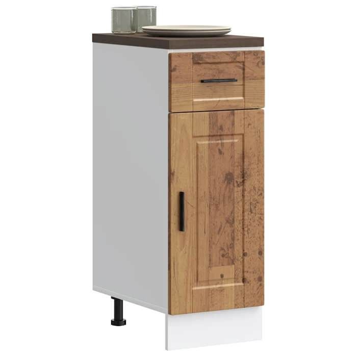 vidaXL Armoire de cuisine Porto vieux bois bois dingénierie 853945