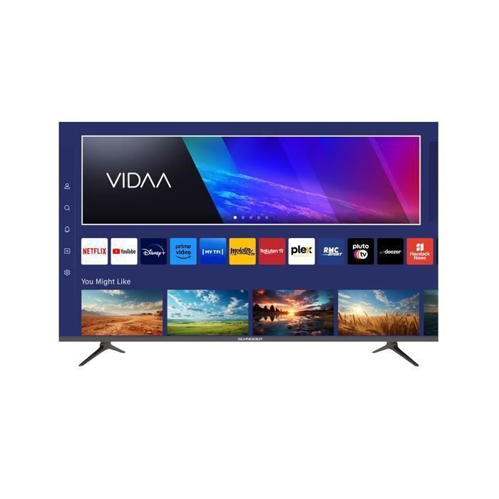SCHNEIDER 43A1 Téléviseur QLED 43 109cm Smart Vidaa HDMIx3 3840 x 2160 pix 4K UHD - vue 5