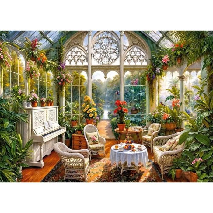Puzzle 2000 pièces : Sonate du jardin