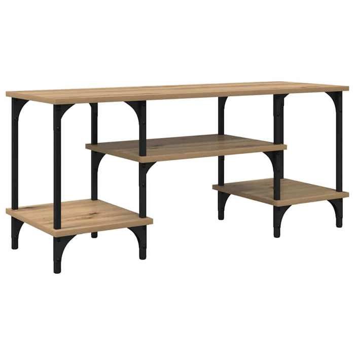 En solde Meuble TV chêne artisanal - CLOUD - Support Télé moderne - 102x35x45 5 cm LL3527