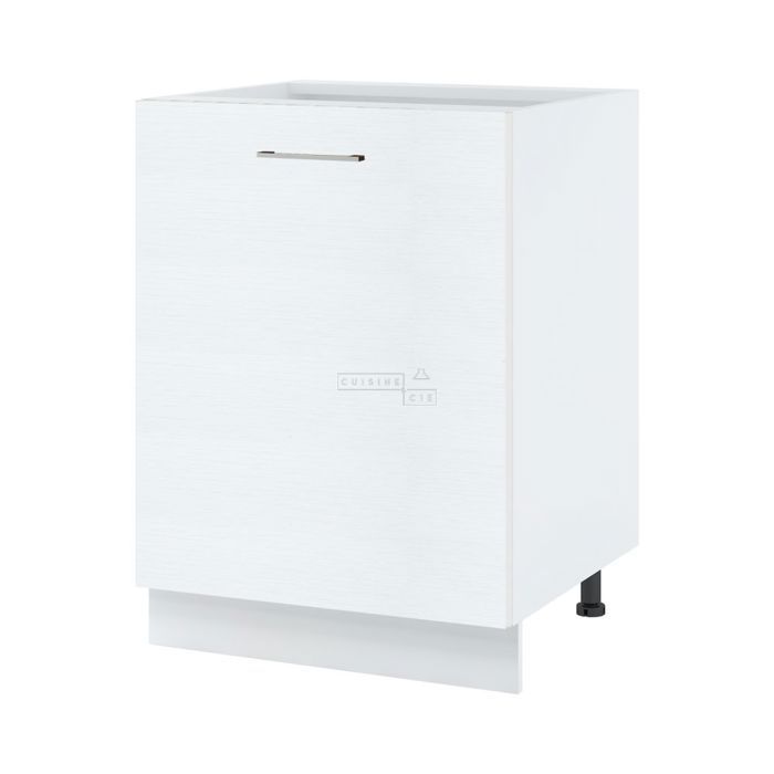 Meuble bas de cuisine Bellissi Blanc 1 porte L 60 cm - Cuisineandcie