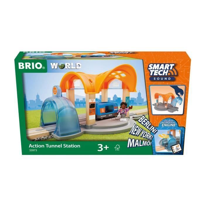 BRIO World Gare Smart Tech Sound -Ravensburger - Mixte dès 3 ans - Reconditionné – Excellent état.