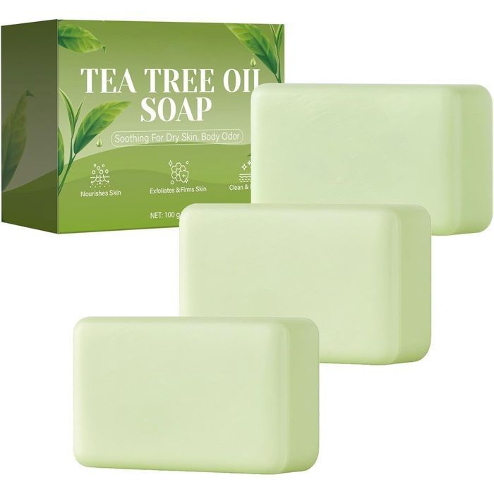 ACCESSOIRES BEAUTE - BIEN-ETRE 3PCS Savon Anti Mycose - Nettoie en Profondeur Prend soin en Douceur de léquilibre de la peau