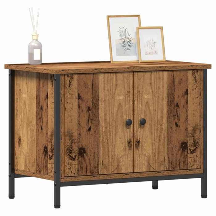 CONFORTHA®Meuble TV Bois Ancien 60 x 35 x 45 cm Bois dingénierie - Meuble HIFI (4959)