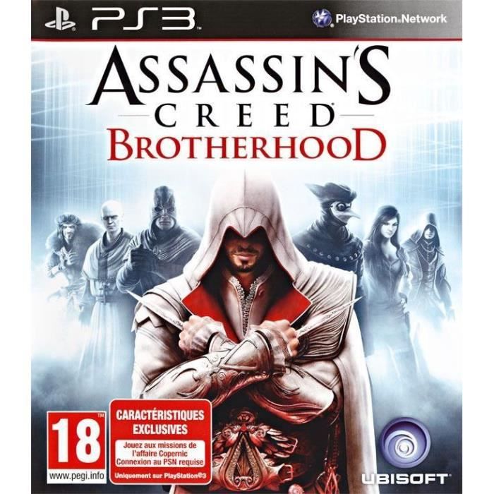 PlayStation Jeu Vidéo - Ubisoft - Assassin'S Creed Brotherhood - Aventure - Action - Jouer En Ligne - PS3