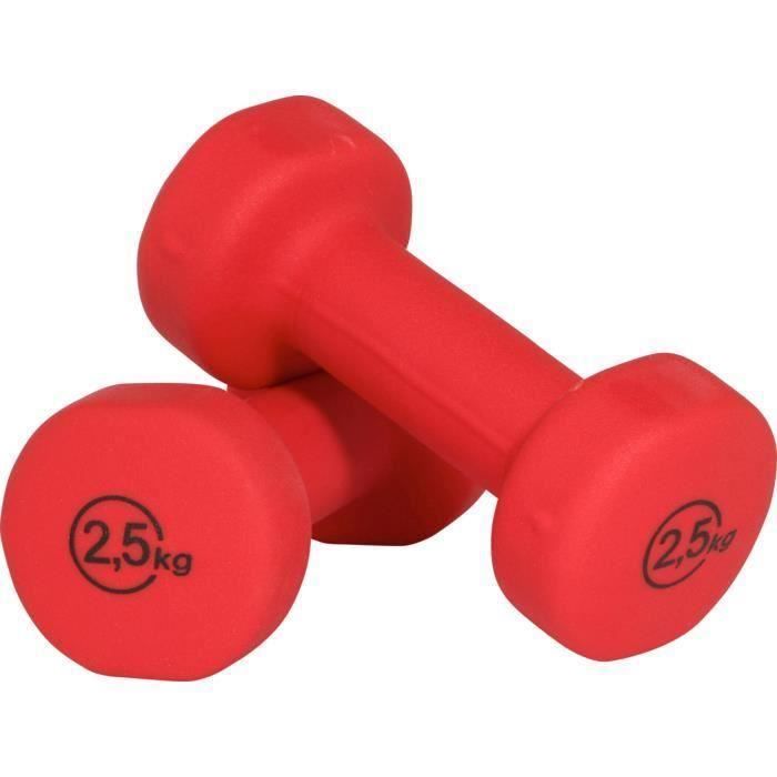 Accessoire Musculation Fitness Mixte Athli Tech Halteres 2 Vinyl 2