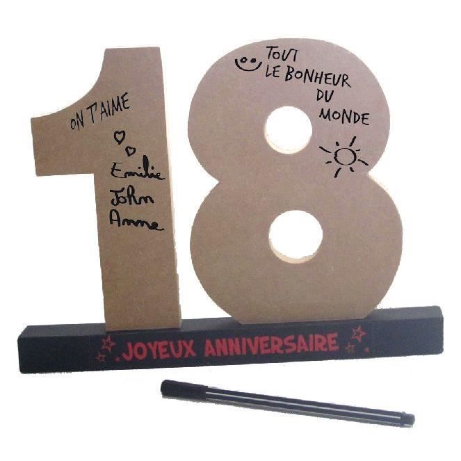 Dedicaces 3d Anniversaire 18 Ans 21 X 30 Cm Multicolore Cdiscount Maison Dedicaces 3d Anniversaire 18 Ans 21 X 30 Cm Multicolore Cdiscount Maison