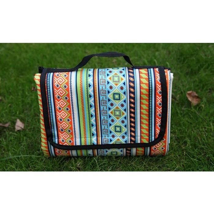 Couverture de camping imperméable 55 x 79 cm avec sac de