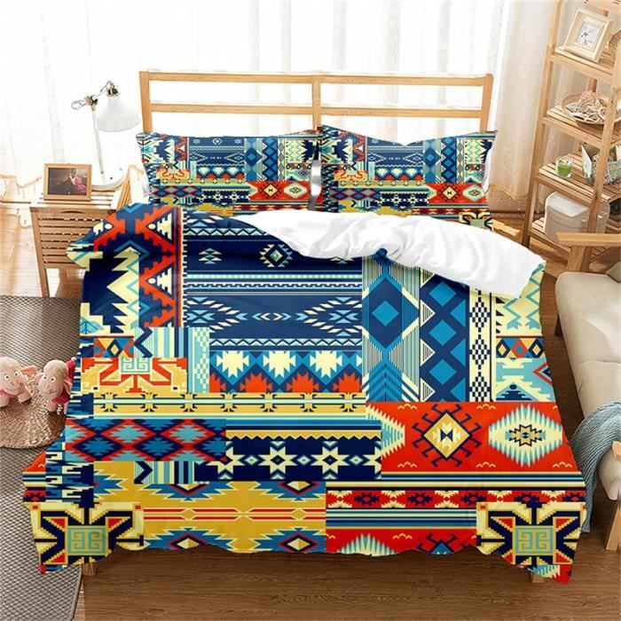 Housse Couette Ado Gar on 140X200 Cm Avec Deux Taies D Oreiller