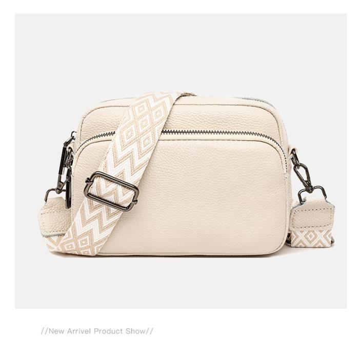 Petit Sac a Main Femme Tendance Sacs Bandouliere Femme PU Cuir Pochette Telephone Portable Sac Multipoches Noir Cdiscount Bagagerie Maroquinerie