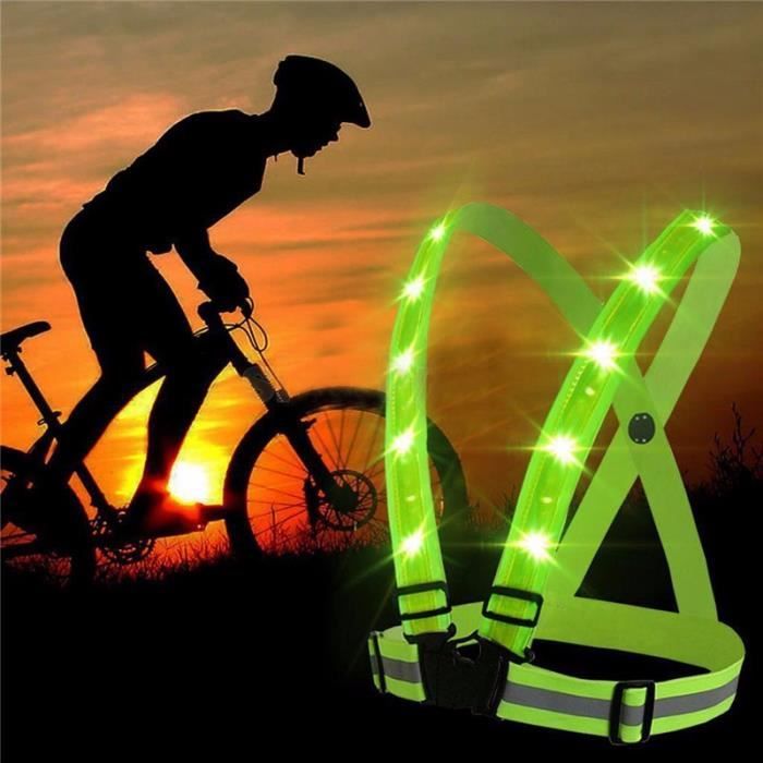 Sport de plein air Running LED Lumières Camping Cyclisme lampe de poche ...