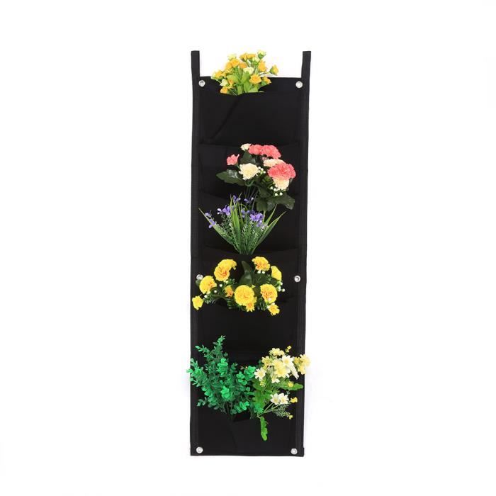 Poche Pour Mur Vegetal 7 Poches Sacs A Planter Suspension De Jardin Sacs Mur Vertical