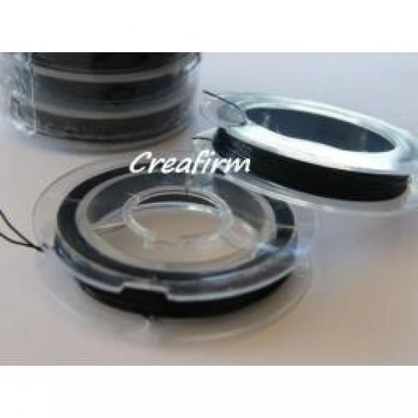 Creafirm 10m Fil Cable crinelle Noir 0.45mm 