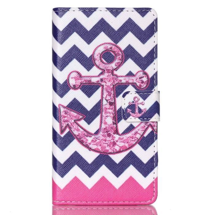 Etui Flip - CADORABO - Sony Xperia T3 - Simili Cuir Noir - Fermeture Magnétique - Protection