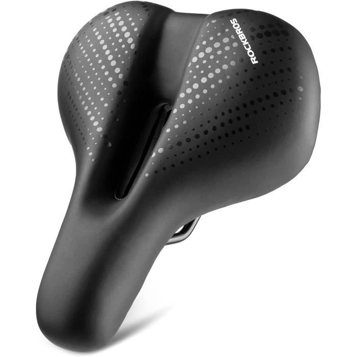 Selle De Vélo Confort Universelle - Coussin Double Amorti - Cuir PU - Large 14.8cm - Neuf