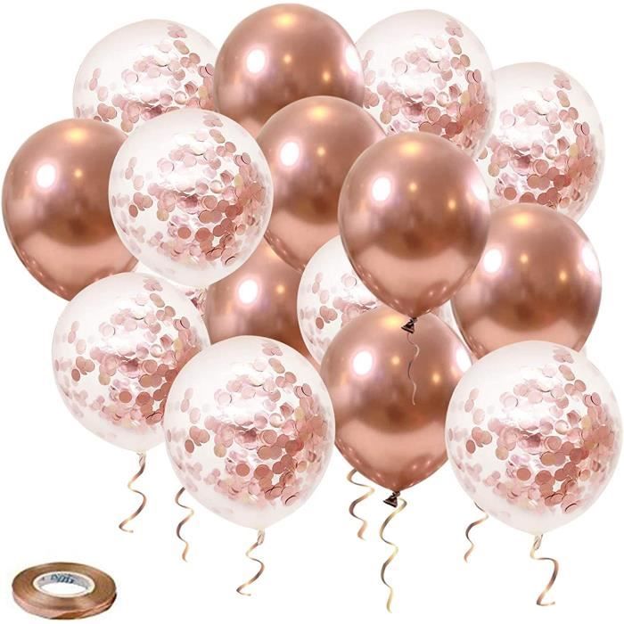 Lot de 6 grandes boules de sable gonflables à paillettes de 30,5 cm pour la plage, la piscine, les fêtes, les confettis et les décorations pour l'été, la piscine, les fêtes