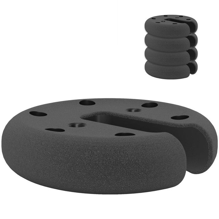 Lot De 4 Poids De Lestage Circulaire Pour Tonnelle Barnum Tente