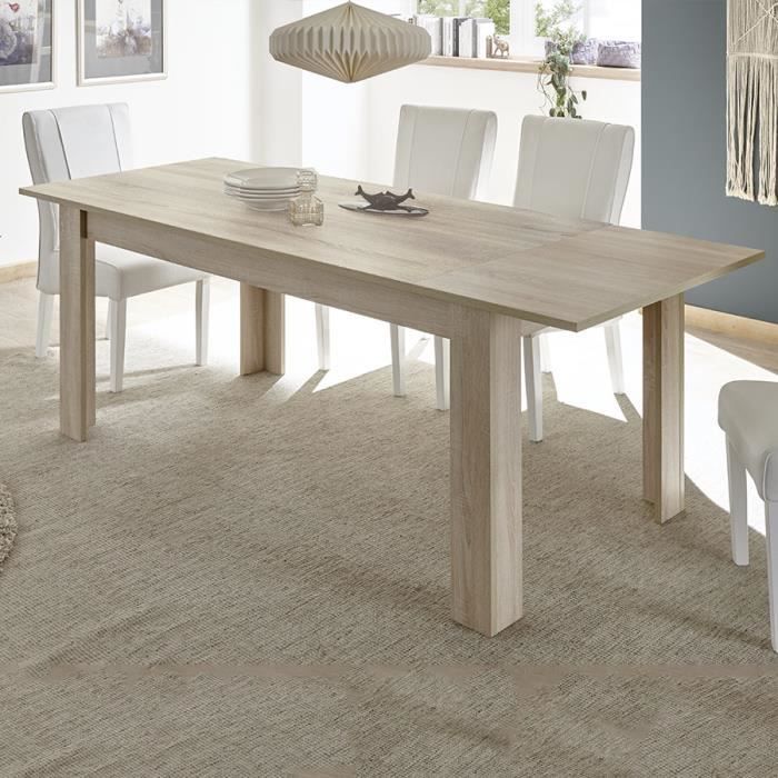 Table A Manger Extensible Contemporaine Couleur Chene Dominos 3 L