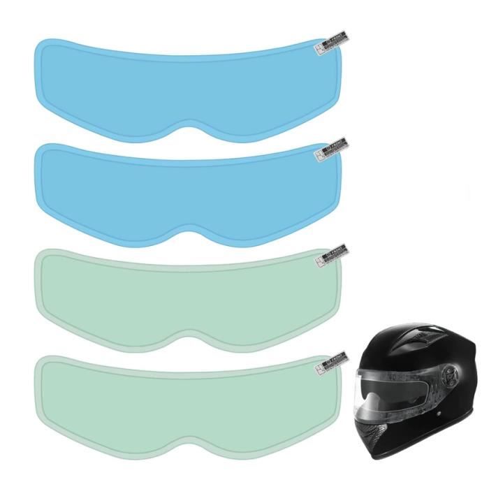 Film Anti-buée Universel Pour Casque Moto - Autocollant Transparent Hydrofuge - 8,8x24,5 Cm - Visibilité Pluie/brouillard