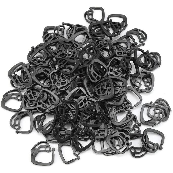 TAODAN Lot De 30 Crochets Ronds De 24 à 28 Mm - Coupe-vent