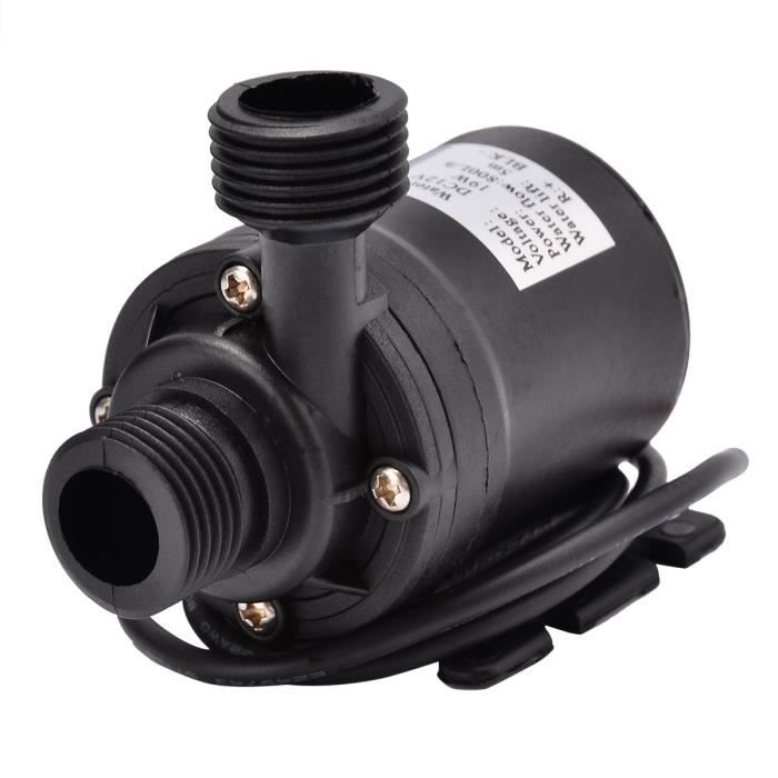 Mini Pompe à Eau Submersible DC 12V Silencieuse – Fontaine, Bassin, Aquarium, Solaire