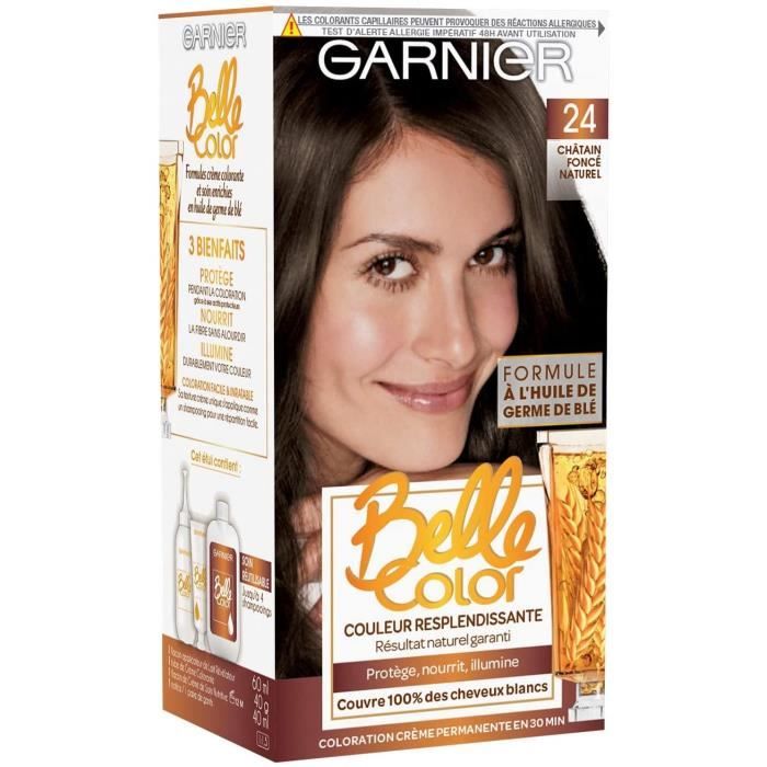 Coloration Garnier Belle Color 21 Châtain Clair Doré - Lot De 3 Boîtes Neuf
