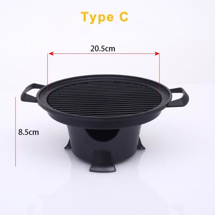 C Mini Barbecue Grill Japonais pour Une Personne, Alcool, Four, BBQ Sans Fumée, Gril d