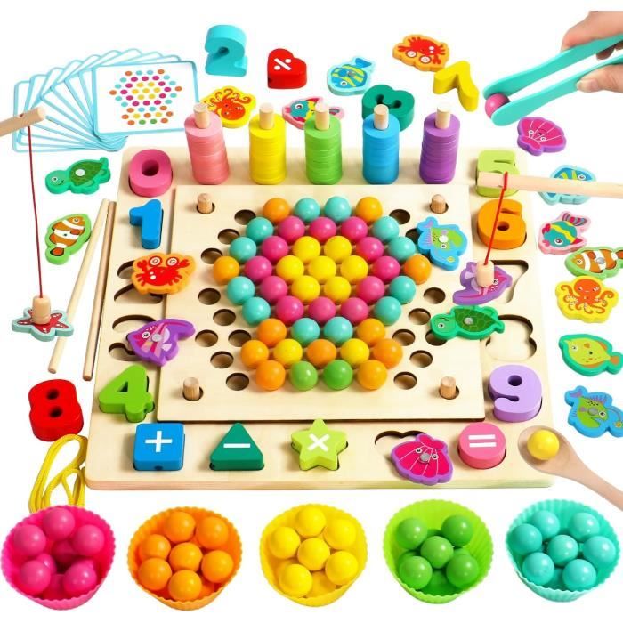 Jeu De Tournevis Et Serrure En Bois – Outils Éducatifs Motricité Fine – Pour Enfants 3-5 Ans (Voyage, Maison)