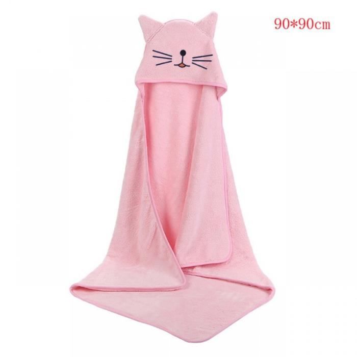 Serviette De Bain Pour Bebe Fille Et Garcon Peignoir Pour Nouveau Ne Avec Capuche Motif Dessin Anime Corail Polaire Couverture Cdiscount Puericulture Eveil Bebe