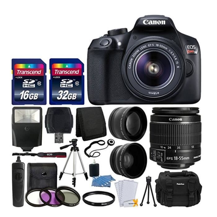 Appareil Photo Reflex Numerique Eos Rebel T6 Canon Avec Objectif