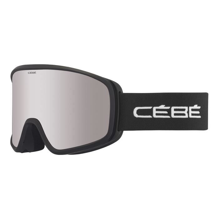 Masque de Ski Snow Cebe Razor Evo Cat 2 Noir Garcon TU Anti buee Double ecran