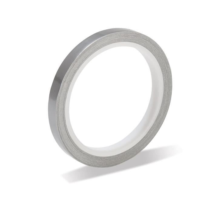 Ruban Adhésif Métallique Coloré Brillant, B = 10 Mm, 10 M, Argent[n2504 ...