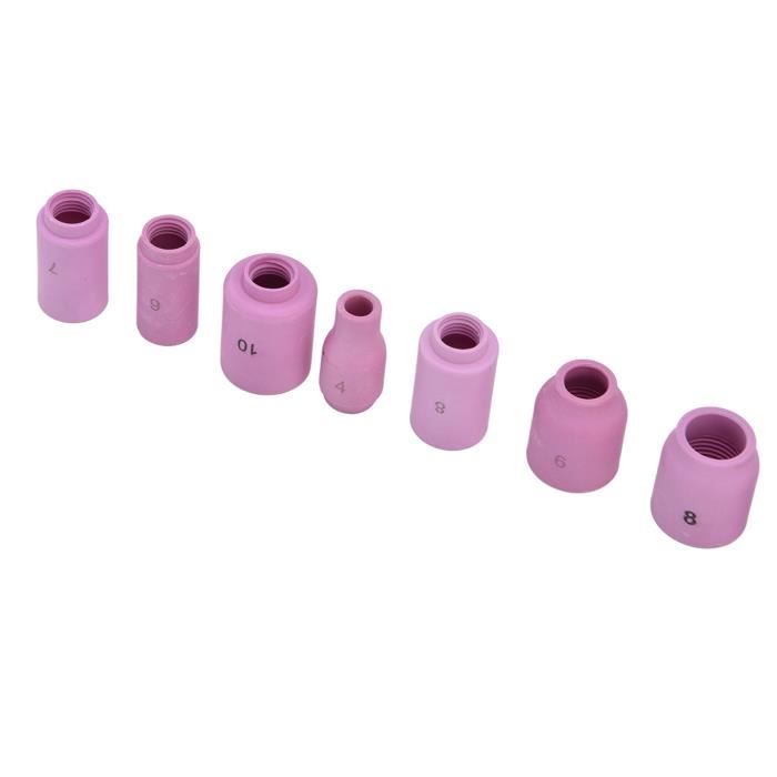 PAL 46PCS Lentilles à Gaz TIG Corps De Pince Taille Assortie Pour
