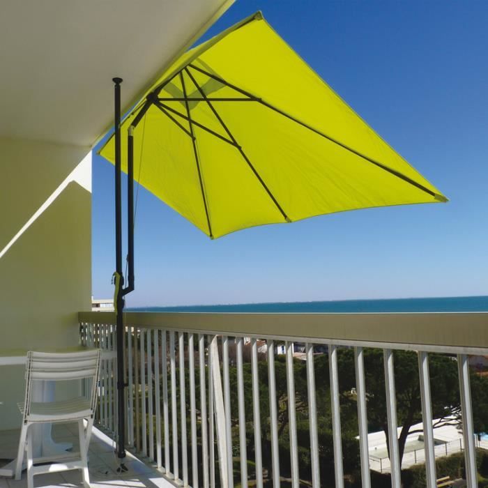 Parasol balcon rectangulaire clearance