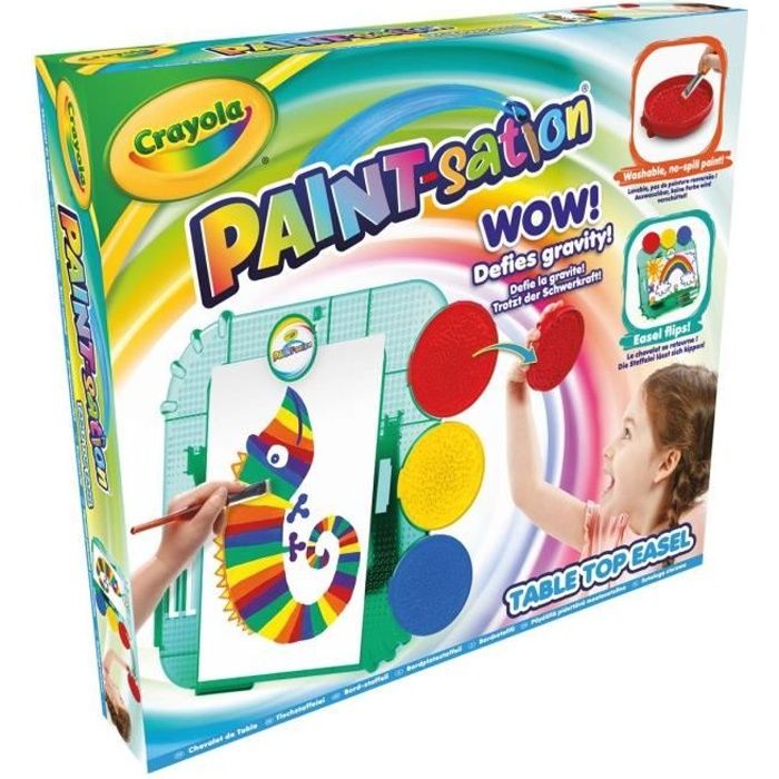 CRAYOLA Paint-Sation Easel 2 en 1