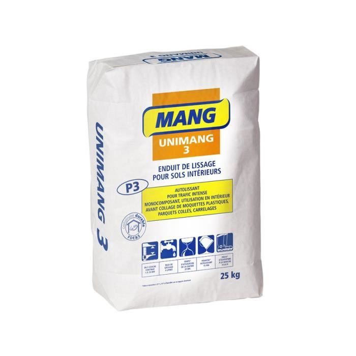 Enduit De Lissage De Sol Unimang 3 Bostik Pour Sols Interieurs