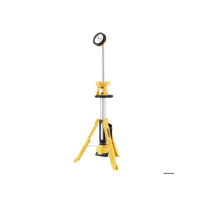Lampe LED 18V trépied XR sans batterie ni chargeur en boite carton DEWALT DCL079 XJ