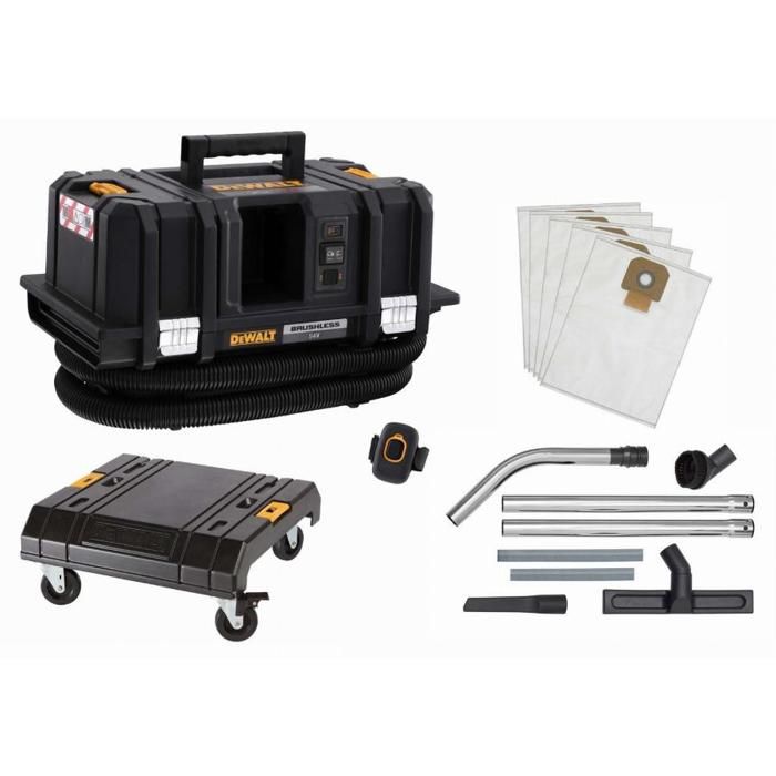 Aspirateur Eau Poussières DEWALT DCV586MK – 2000 W, Classe M, Solo