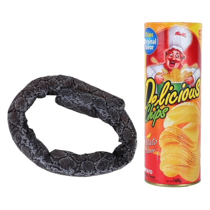 ABI JOUET FARCE Bote de Chips de Pomme de Terre jouet de serpent farces ABI JOUET FARCE Bote de Chips de Pomme de Terre jouet de serpent farces
