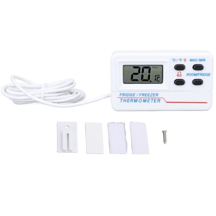 Thermomètre Réfrigérateur Digital -50℃ À 70℃-58℉ À 158℉ Haute Précision Thermomètre Réfrigérateur Digital -50℃ À 70℃-58℉ À 158℉ Haute Précision