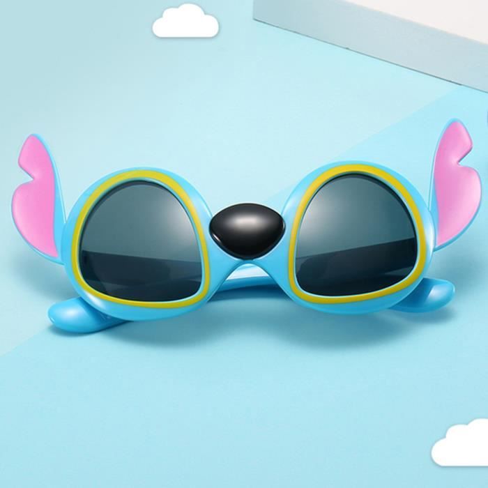 Lunettes de soleil enfant fille garçon dessin animé marque polarisé sport  de plein air - Silicone sain - Bleu - Achat / Vente lunettes de soleil  Fille Enfant Bleu Bleu - Cdiscount