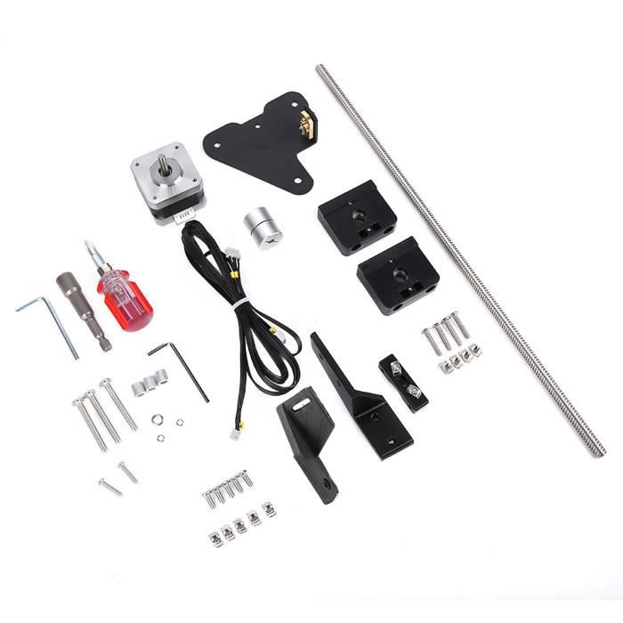 JIE Kit de mise à niveau de vis mère double axe Z pour accessoires d'imprimante 3D Creality
