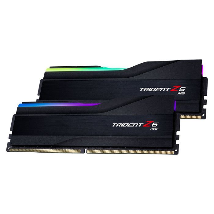 G.Skill Trident Z5 RGB 64 Go (2 x 32 Go) DDR5 6000 MHz CL28 - Noir - Kit Dual Channel 2 barrettes de RAM DDR5 PC5-48000 -